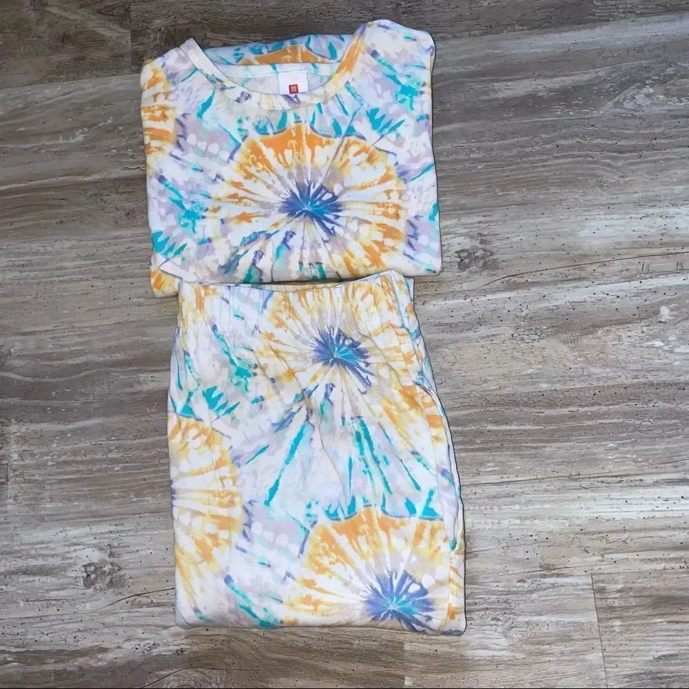Target Tie Dye 100% cotton pj’s EUC - Picture 11 of 11